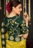 Kajal aggarwal Green silk bollywood Saree in light colour 5228