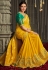 Kajal aggarwal Silk bollywood Saree in yellow colour 5231
