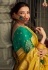 Kajal aggarwal Silk bollywood Saree in yellow colour 5231