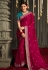 Kajal aggarwal Silk bollywood Saree in magenta colour 5234