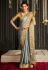 Kajal aggarwal Silk bollywood Saree in grey colour 5235