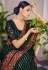 Georgette Saree with blouse in Green colour 1362