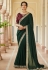 Silk Saree with blouse in Green colour 5414