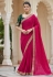 Silk Saree with blouse in Magenta colour 5419