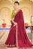 Silk Saree with blouse in Maroon colour 5413