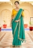 Silk Saree with blouse in Sea green colour 5412