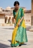 Silk Saree with blouse in Yellow colour 1458