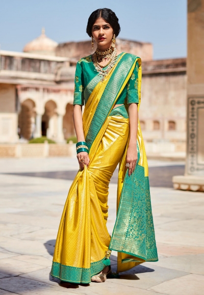 Unveiling the Art of Pure Silk Saree Shopping at Samyakk.com - Samyakk:  Sarees | Sherwani | Salwar Suits | Kurti | Lehenga | Gowns | Mens Wear