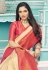 Silk Saree with blouse in Cream colour 14006