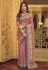Georgette Saree with blouse in Pink colour 29001