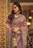 Georgette Saree with blouse in Pink colour 29001