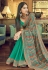 Georgette Saree with blouse in Sea green colour 29006