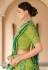 Silk Saree with blouse in Green colour 13407