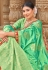 Banarasi silk Saree in Sea green colour 5003