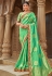 Banarasi silk Saree in Sea green colour 5003