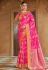 Banarasi silk Saree in Pink colour 5009