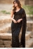 Bollywood Kriti Sanon Inspired Black sequins georgette saree