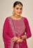 Chinon palazzo suit in Magenta colour 1495