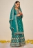 Chinon palazzo suit in Teal colour 1497