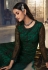 Net long Anarkali suit in Green colour 5401