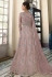 Net abaya style Anarkali suit in Pink colour 5406