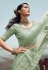 Organza a line lehenga choli in Sea green colour 23023