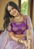 Net circular lehenga choli in Light purple colour 2001