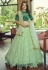 Net circular lehenga choli in Pista green colour 1901