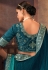 Chinon a line lehenga choli in Turquoise colour 505