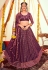 Soft net circular lehenga choli in Purple colour 1170