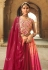 Silk circular lehenga choli in Pink colour 2161