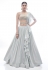 Georgette a line lehenga choli in Grey colour 1024