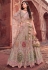 Silk bridal lehenga choli in Pink colour 1012