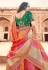 Banarasi silk a line lehenga choli in Orange colour 10197