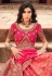 Banarasi silk a line lehenga choli in Magenta colour 10200