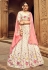 Georgette circular lehenga choli in Beige colour 2211