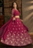 Georgette a line lehenga choli in Pink colour 32001