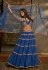 Georgette a line lehenga choli in Blue colour 32002