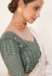 Green georgette a line lehenga choli in Camo colour 8004