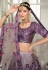 Silk a line lehenga choli in Light purple colour 2147