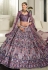 Silk a line lehenga choli in Light purple colour 2147