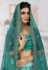 Net a line lehenga choli in Sea green colour 6445