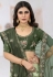 Net a line lehenga choli in Green colour 6433