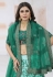 Net a line lehenga choli in Green colour 6440
