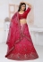 Net a line lehenga choli in Magenta colour 6438