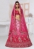 Net a line lehenga choli in Magenta colour 6432