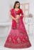 Net a line lehenga choli in Magenta colour 6432