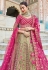 Banarasi silk circular lehenga choli in Light green colour 122