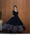 Bollywood Model Georgette embroidered black gown