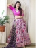 Bollywood Model Rani Pink jacquard silk wedding lehenga choli